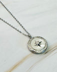 Shine Compass Open Locket Pendant Necklace