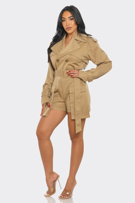 Sophisticated Utility Romper by Athina