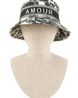 Tree And AMOUR Embroidery Bucket Hat