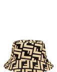 Greek Pattern Print Bucket Hat