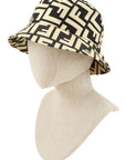 Greek Pattern Print Bucket Hat