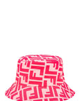 Greek Pattern Print Bucket Hat