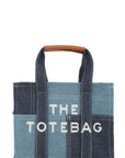 The Medium Denim Crossbody Tote Bag