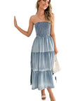 Women's Denim Fashion Dress by Claude