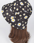 Reversible Daisy Printed Bucket Hat