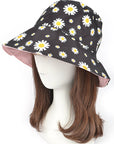 Reversible Daisy Printed Bucket Hat