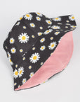 Reversible Daisy Printed Bucket Hat