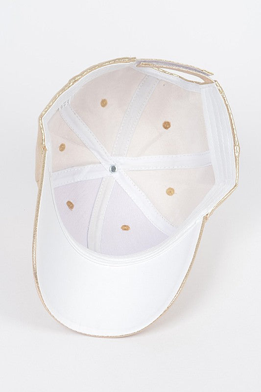 Metallic Fashion Cap