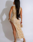 Athina Sun-Kissed Desert Dunes Dress