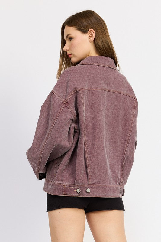 Emory Park Oversized Denim Shacket