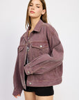 Emory Park Oversized Denim Shacket