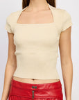 Emory Park Square Neckline Top