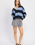 Emory Park Oversized Rugby Stripe Polo