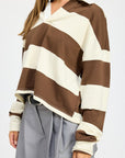 Emory Park Oversized Rugby Stripe Polo