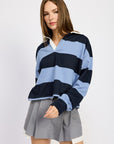 Emory Park Oversized Rugby Stripe Polo