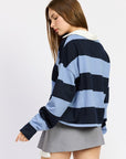 Emory Park Oversized Rugby Stripe Polo