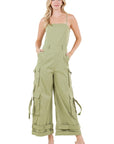 Women's Cargo Style Summer Jumpsuit by Claude