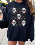 Horror Halloween Graphic Fleece Sweatshirts