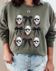 Horror Halloween Graphic Fleece Sweatshirts