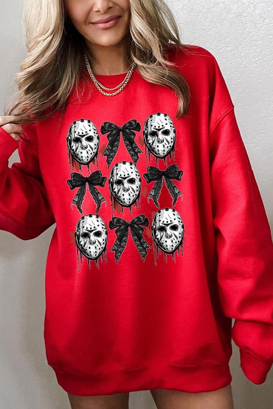 Horror Halloween Graphic Fleece Sweatshirts