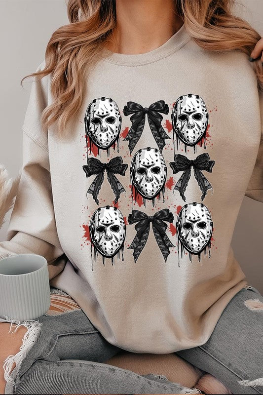 Horror Halloween Graphic Fleece Sweatshirts