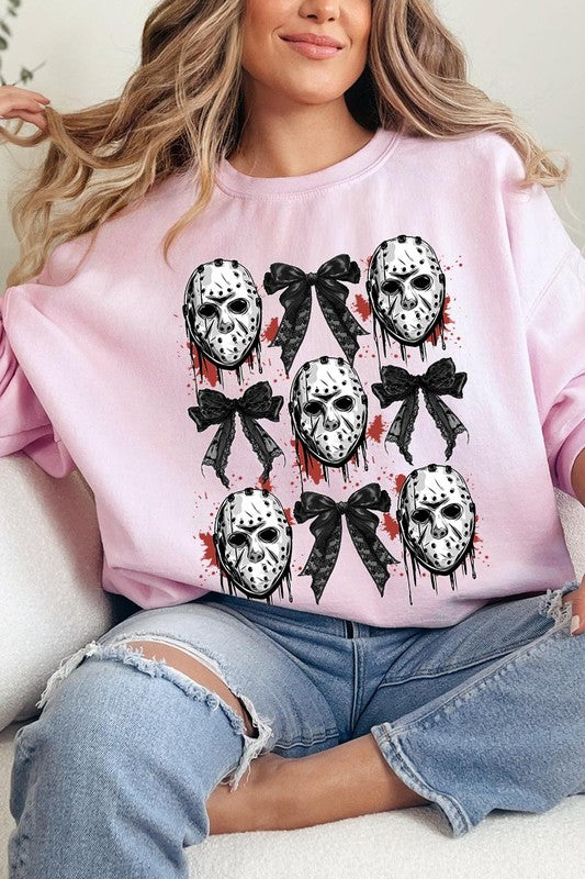 Horror Halloween Graphic Fleece Sweatshirts