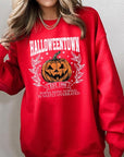 Halloweentown Pumpkin Graphic Fleece Sweatshirts