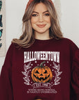 Halloweentown Pumpkin Graphic Fleece Sweatshirts