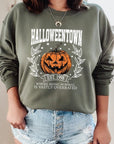 Halloweentown Pumpkin Graphic Fleece Sweatshirts