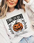 Halloweentown Pumpkin Graphic Fleece Sweatshirts