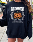 Halloweentown Pumpkin Graphic Fleece Sweatshirts