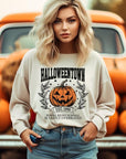 Halloweentown Pumpkin Graphic Fleece Sweatshirts