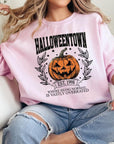 Halloweentown Pumpkin Graphic Fleece Sweatshirts