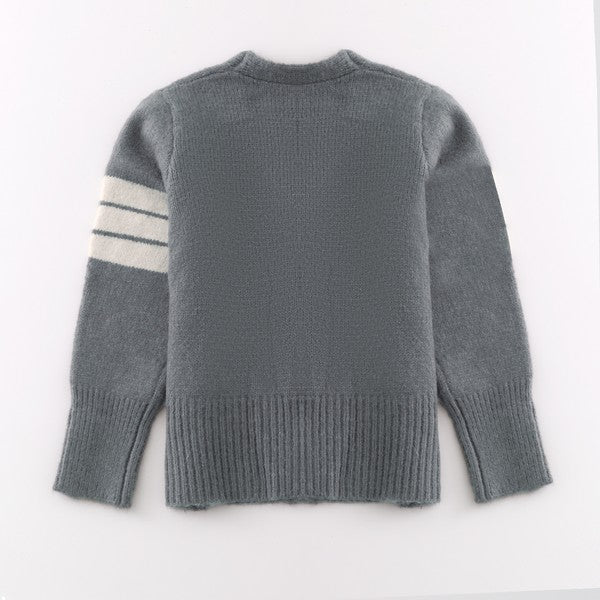 Miss Sparkling | Knit Button Front Cardigan