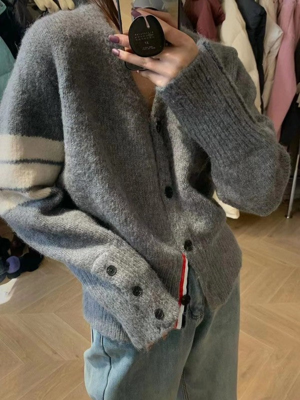 Miss Sparkling | Knit Button Front Cardigan