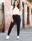 Black FULL LENGTH Leggings with POCKETS