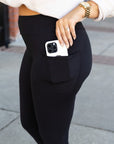 Black FULL LENGTH Leggings with POCKETS