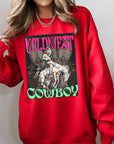 Wild West Cowboy Graphic Fleece Sweatshirts