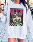 Wild West Cowboy Graphic Fleece Sweatshirts