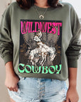 Wild West Cowboy Graphic Fleece Sweatshirts