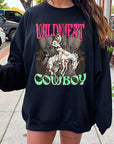 Wild West Cowboy Graphic Fleece Sweatshirts