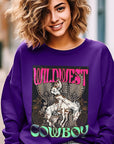 Wild West Cowboy Graphic Fleece Sweatshirts