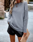 Cable Knit Sleeve sweater