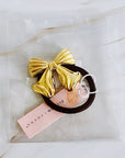 Luxe Golden Bow Hair Tie