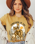 Something in the Orange Cowgirl Graphic Tee