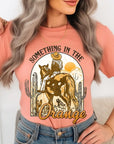 Something in the Orange Cowgirl Graphic Tee