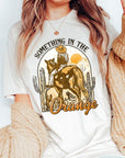 Something in the Orange Cowgirl Graphic Tee