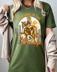 Something in the Orange Cowgirl Graphic Tee