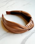 Leather Better Knotted Headband