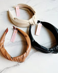 Leather Better Knotted Headband